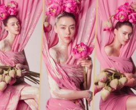 อแมนด้ากลับมาทวงบัลลังก์! สวมชุดไทยฉลองสงกรานต์