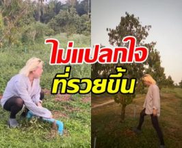เธอคนนี้ ลงมือทำสวนทุเรียนเอง ขยันจนรวยขึ้นทุกวัน