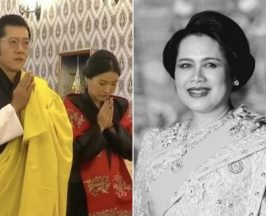 สมเด็จพระราชาธิบดีจิกมี - พระราชินี เสด็จถวายความอาลัย สมเด็จพระพันปีหลวง