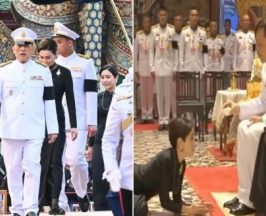 ในหลวง พระราชทานน้ำมหาสังข์ เจ้าคุณพระสินีนาถ