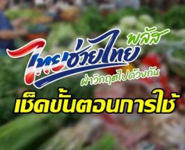 เตรียมตัวให้พร้อม! เช็ควิธีใช้สิทธิ ไทยช่วยไทยพลัส