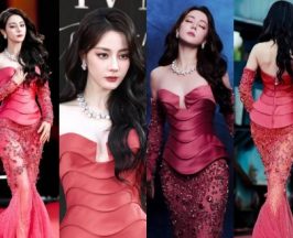 สวยจนร้องขอชีวิต! ตี๋ลี่เร่อปา ลุคพรมแดง ยกให้เป็นที่สุดของงาน!