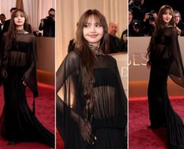 ซีนระดับโลก ลิซ่า บนพรมเเดงงานลูกโลกทองคำ สวยทรงพลังสุดๆ