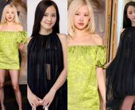 2 BLACKPINK ครองปารีส! จีซู-โรเซ่ สวยฟาดกลางเเฟชั่นวีค