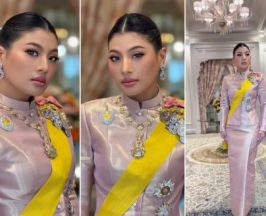 ทรงพระสิริโฉม เจ้าฟ้าสิริวัณณวรีฯ ในฉลองพระองค์ชุดไทยงามสง่า