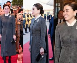 พระราชินี ทรงฉลองพระองค์ผ้าไหม สะท้อนความเป็นไทยวัฒนธรรมผสมแฟชั่น