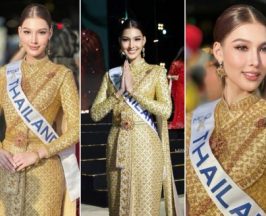 เจาะลุค ชุดไทยศิวาลัย หมูเเฮม ใส่ขึ้นประกวดเวที Cosmo 2025