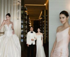 ซูมอินลุคเจ้าสาว ยิหวา ปรียากานต์ สวยแพงระยับหัวจรดเท้า