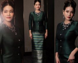 กบ พิมลรัตน์ ใส่ชุดไทยเรือนต้น เฉิดฉายสะกดทุกสายตา