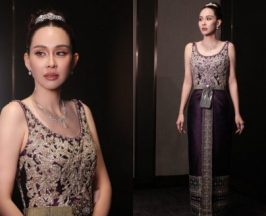 ซูมอินความวิจิตรศิลป์ชุดไทยดุสิต นุ้ย สุจิรา ตัด-ปัก แค่4วัน