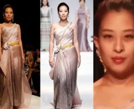 ย้อนชมภาพประวัติศาสตร์! พระองค์ภา ทรงเดินเเบบผ้าไทย บนรันเวย์โลก