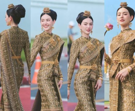 เจาะลุคชุดไทยศิวาลัย ใหม่ ดาวิกา งามสง่าระดับราชนิกูล