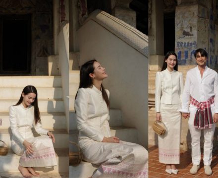 ไม่ธรรมดาผ้าซิ่น ญาญ่า ทอพิเศษออกแบบชิ้นเดียวในโลก