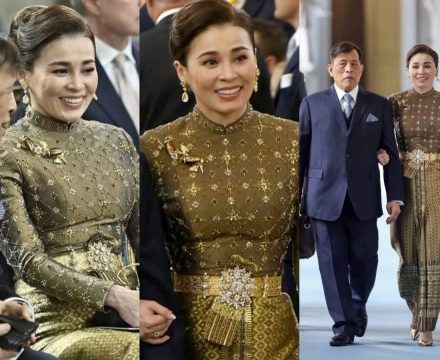 พระราชินี ฉลองพระองค์ชุดไทยบรมพิมาน โดดเด่นเหนือทุกลุค