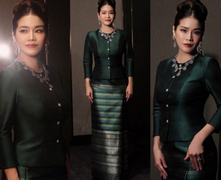 กบ พิมลรัตน์ ใส่ชุดไทยเรือนต้น เฉิดฉายสะกดทุกสายตา