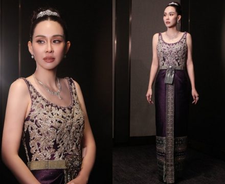 ซูมอินความวิจิตรศิลป์ชุดไทยดุสิต นุ้ย สุจิรา ตัด-ปัก แค่4วัน