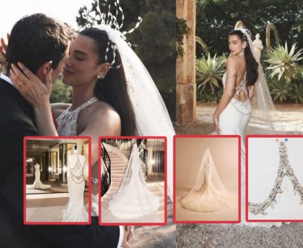 เปิดดีเทลชุดเจ้าสาว DuaLipa ปักมือทะลุพันชั่วโมง
