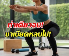 ท่าเดียวจบ ผอมไวแบบตะโกน! แค่เน้น 2 จุดนี้ ไขมันลดฮวบจนงง