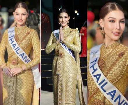 เจาะลุค ชุดไทยศิวาลัย หมูเเฮม ใส่ขึ้นประกวดเวที Cosmo 2025